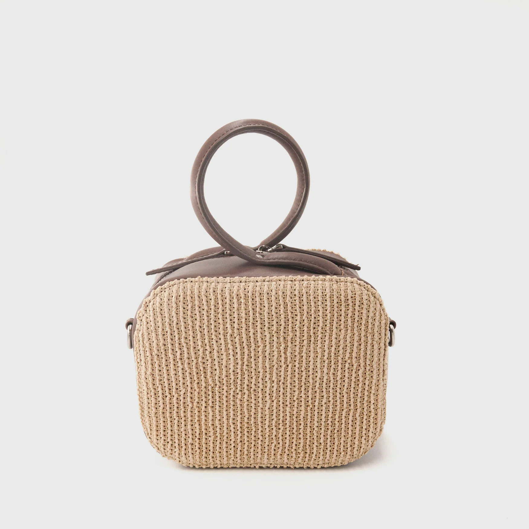 Maze - Taupe with Faux Raffia Knit - Image 3