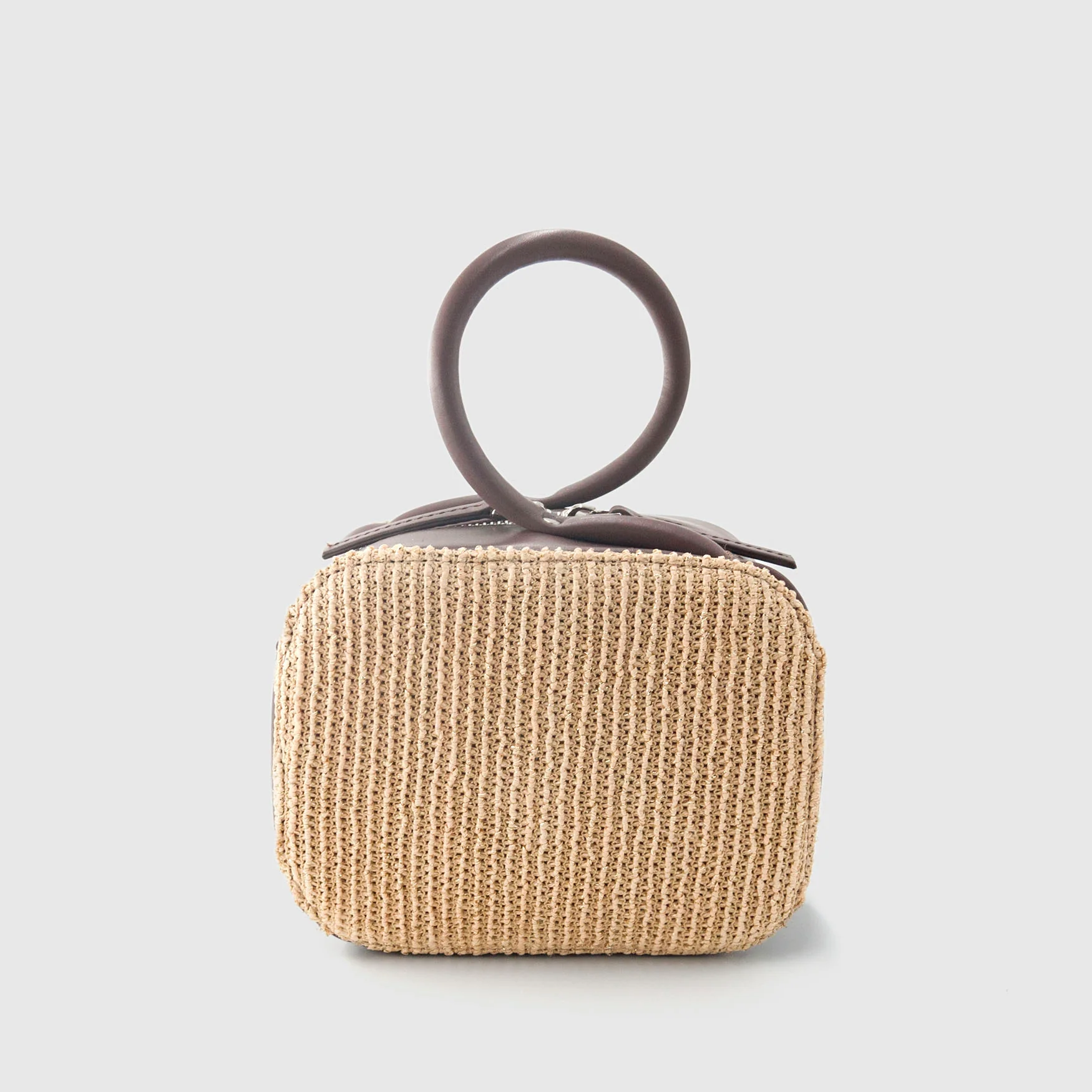 Maze - Taupe with Faux Raffia Knit - Image 4